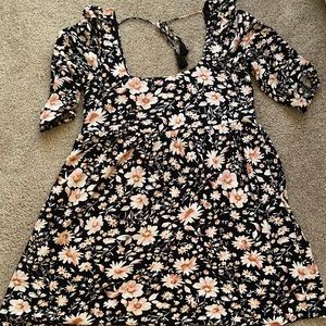 NWT American Eagle floral babydoll dress